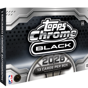 2025/26 Topps Chrome Black Basketball Hobby 8 Box Case