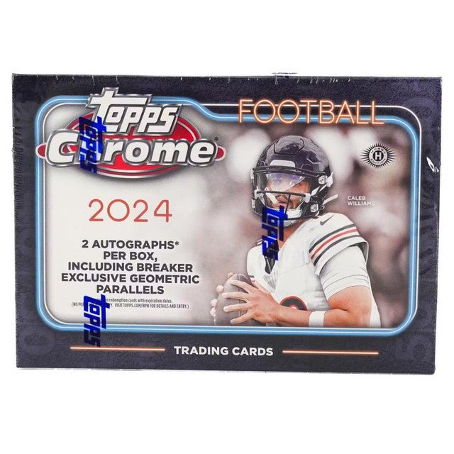 2024 Topps Chrome Football Breaker’s Delight 10 Box Case