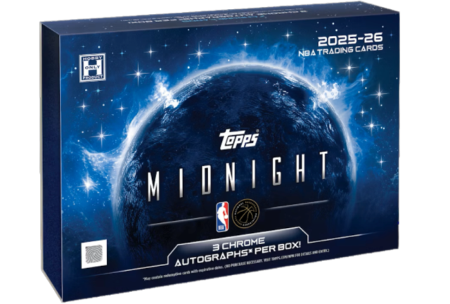 2025-26 Topps Midnight Basketball Hobby 8 Box Case