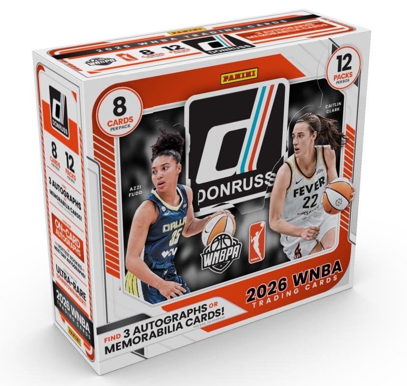 2026 Panini Donruss WNBA Basketball Hobby 16-Box Case (Presell) - Image 3