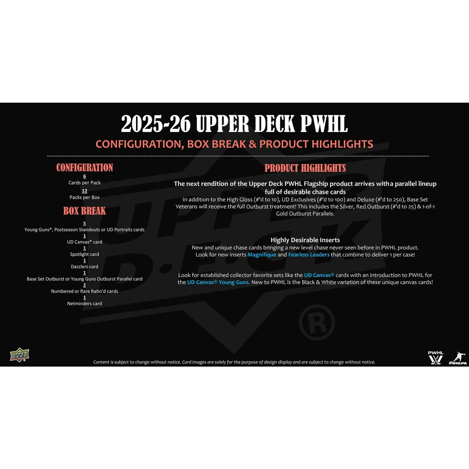 2025/26 Upper Deck PWHL Hockey Hobby 16-Box Case - Image 5