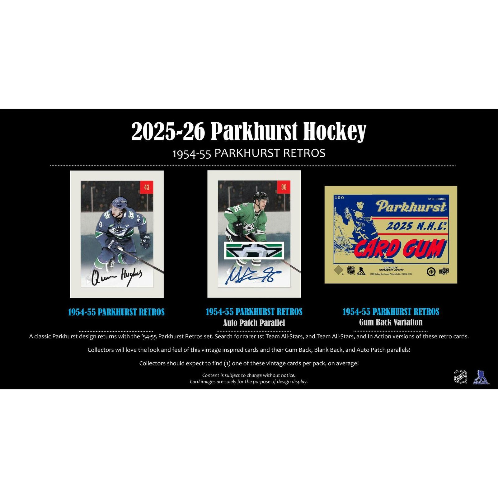 2025/26 Upper Deck Parkhurst Hockey Hobby 12-Box Case - Image 6