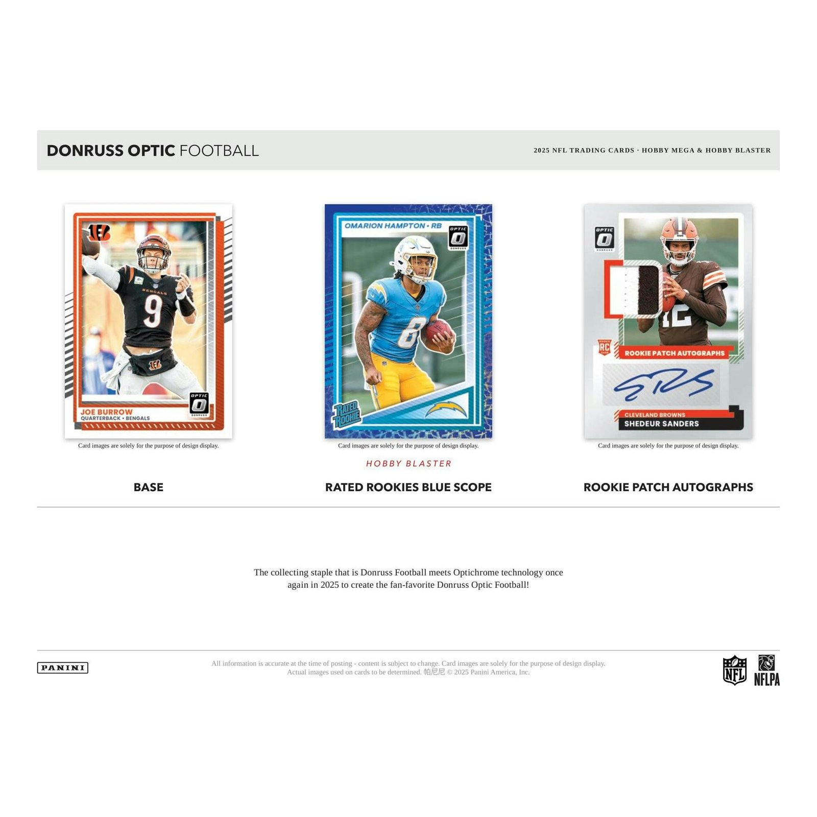2025 Panini Donruss Optic Football Mega Hobby 20-Box Case - Image 9