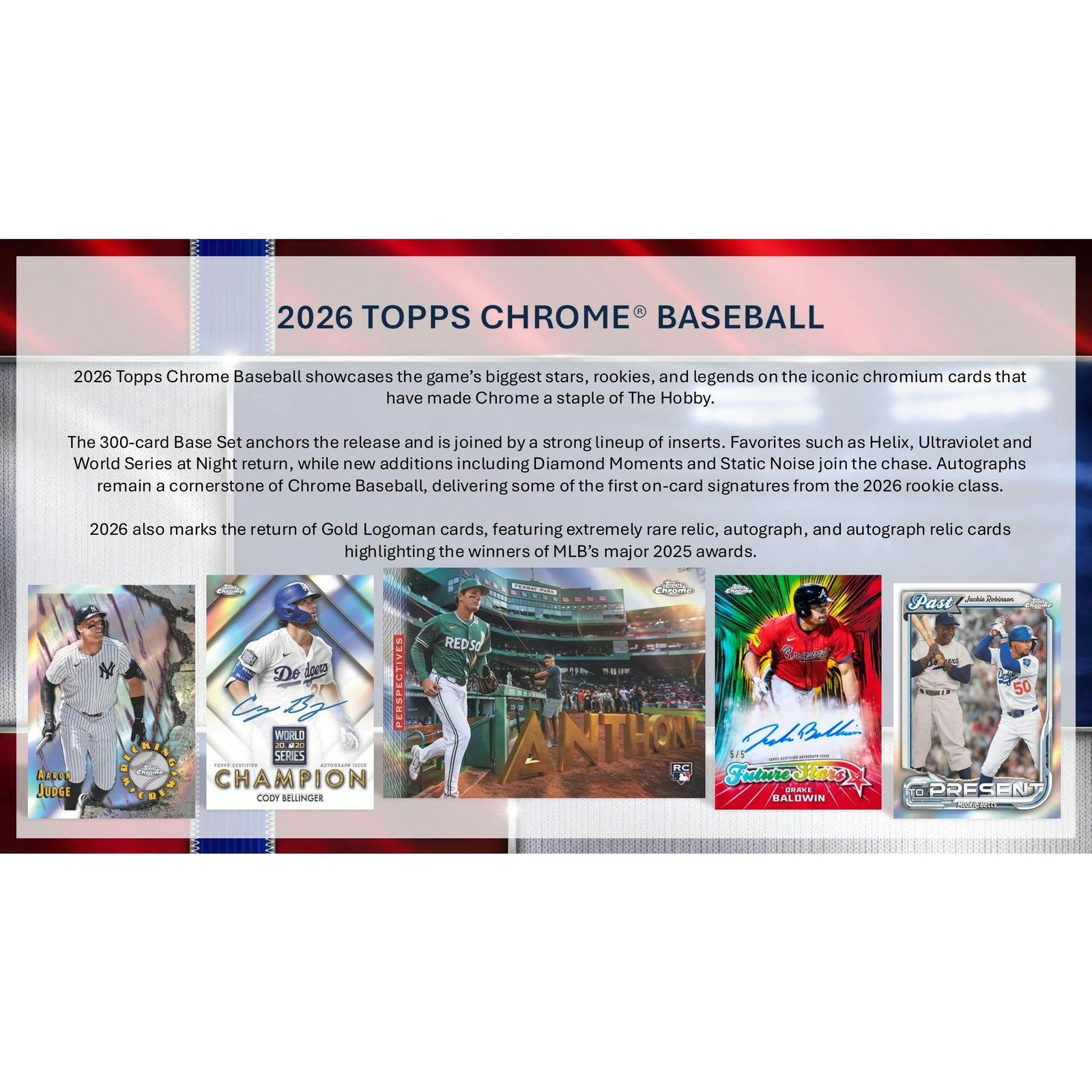 2026 Topps Chrome Baseball Blaster 40-Box Case - Image 9