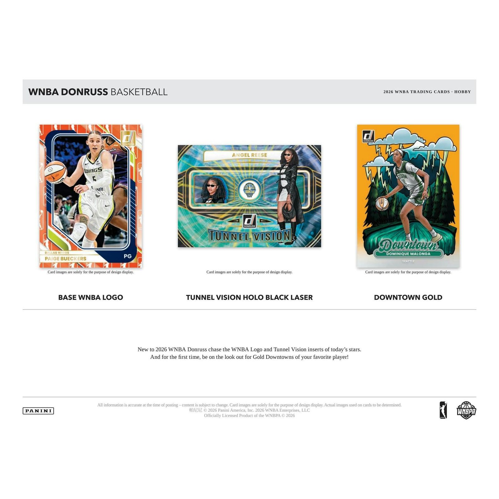 2026 Panini Donruss WNBA Basketball Hobby 16-Box Case (Presell) - Image 2