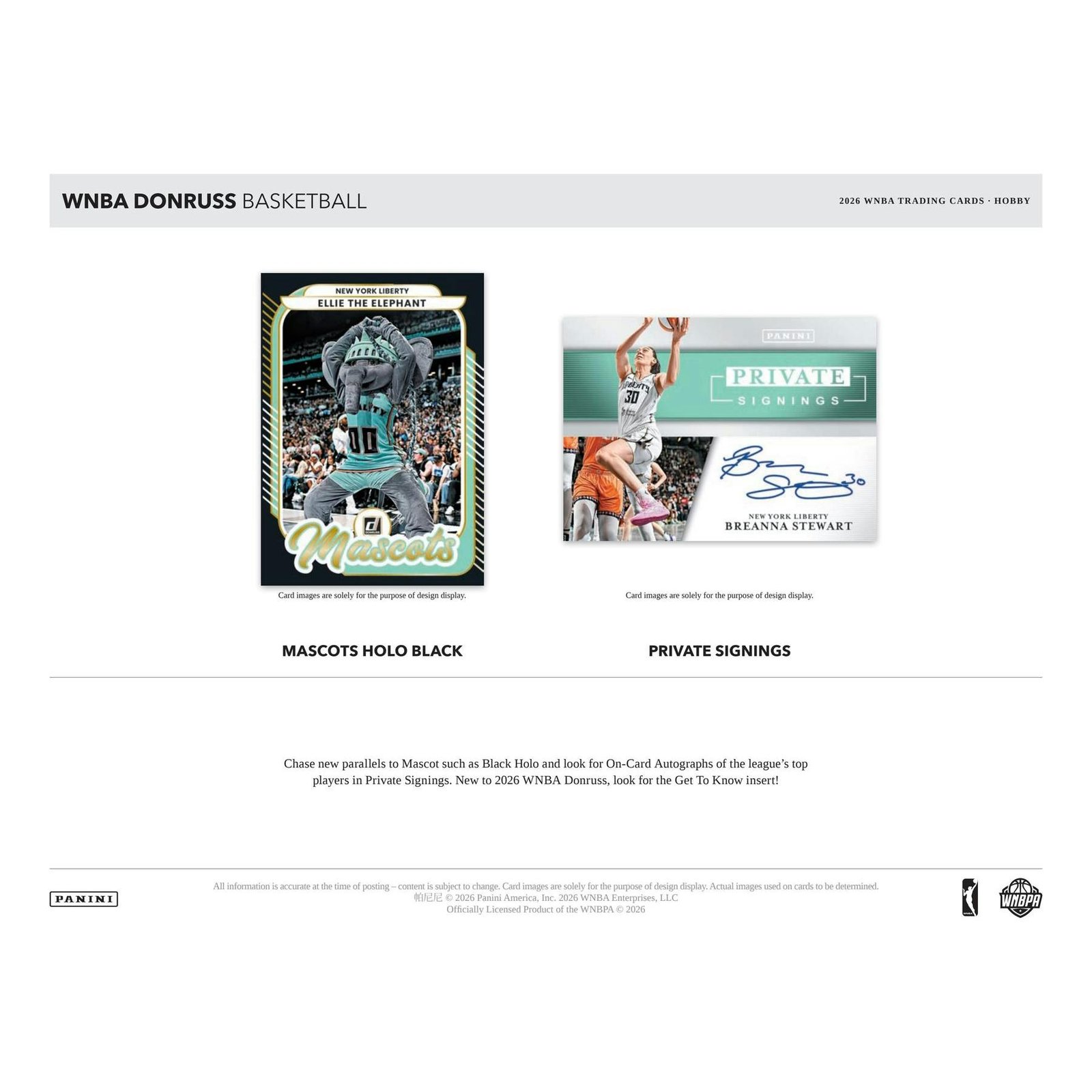 2026 Panini Donruss WNBA Basketball Hobby 16-Box Case (Presell) - Image 9