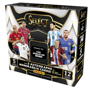 2025/26 Panini Select Road To FIFA World Cup 2026 Soccer Hobby 12 Box Case
