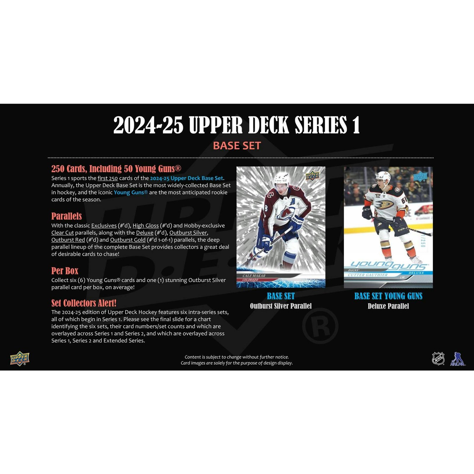 2024/25 Upper Deck Series 1 Hockey Hobby 12-Box Case - Image 7