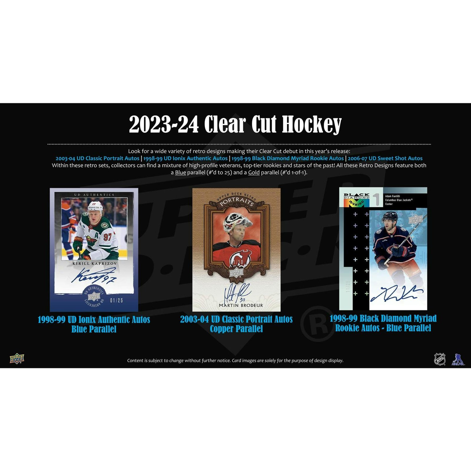2023/24 Upper Deck Clear Cut Hockey Hobby 30-Box Case - Image 7