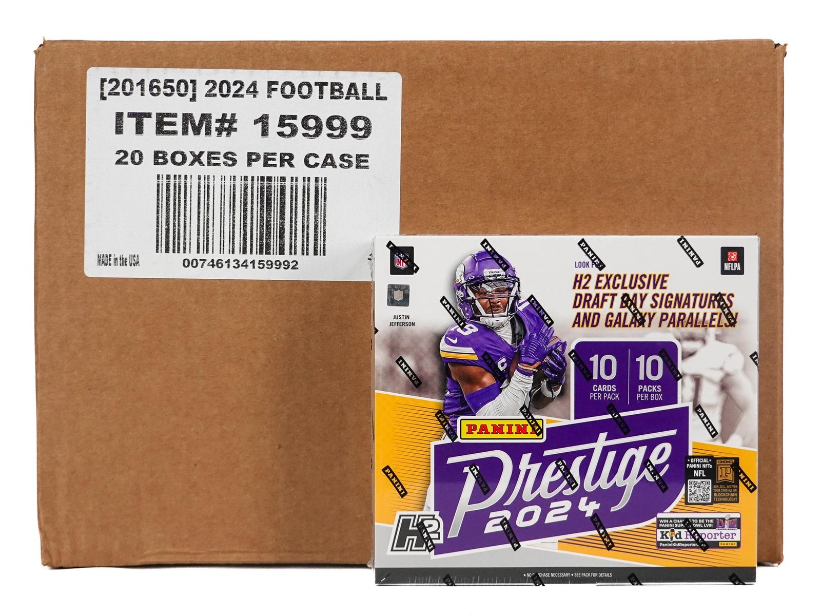 2024 Panini Prestige Football H2 20-Box Case - Image 2