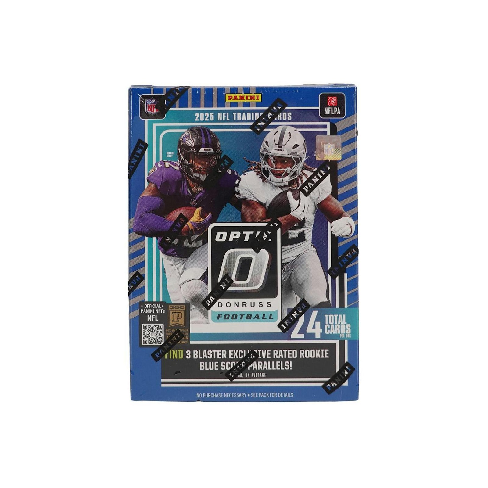 2025 Panini Donruss Optic Football Blaster Hobby 20-Box Case (Blue Scope Parallels!) - Image 6