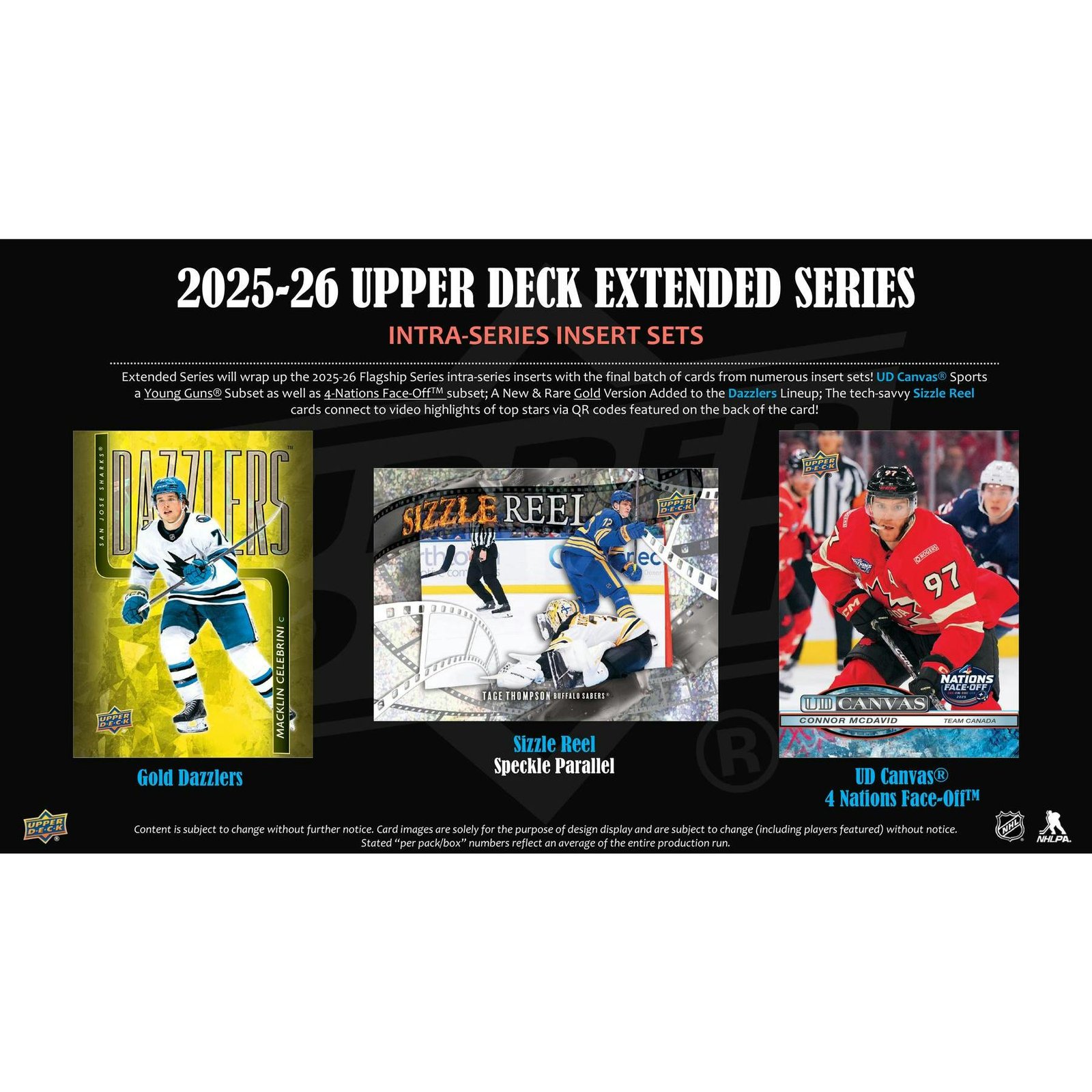 2025/26 Upper Deck Extended Series Hockey Hobby 12-Box Case - Image 9