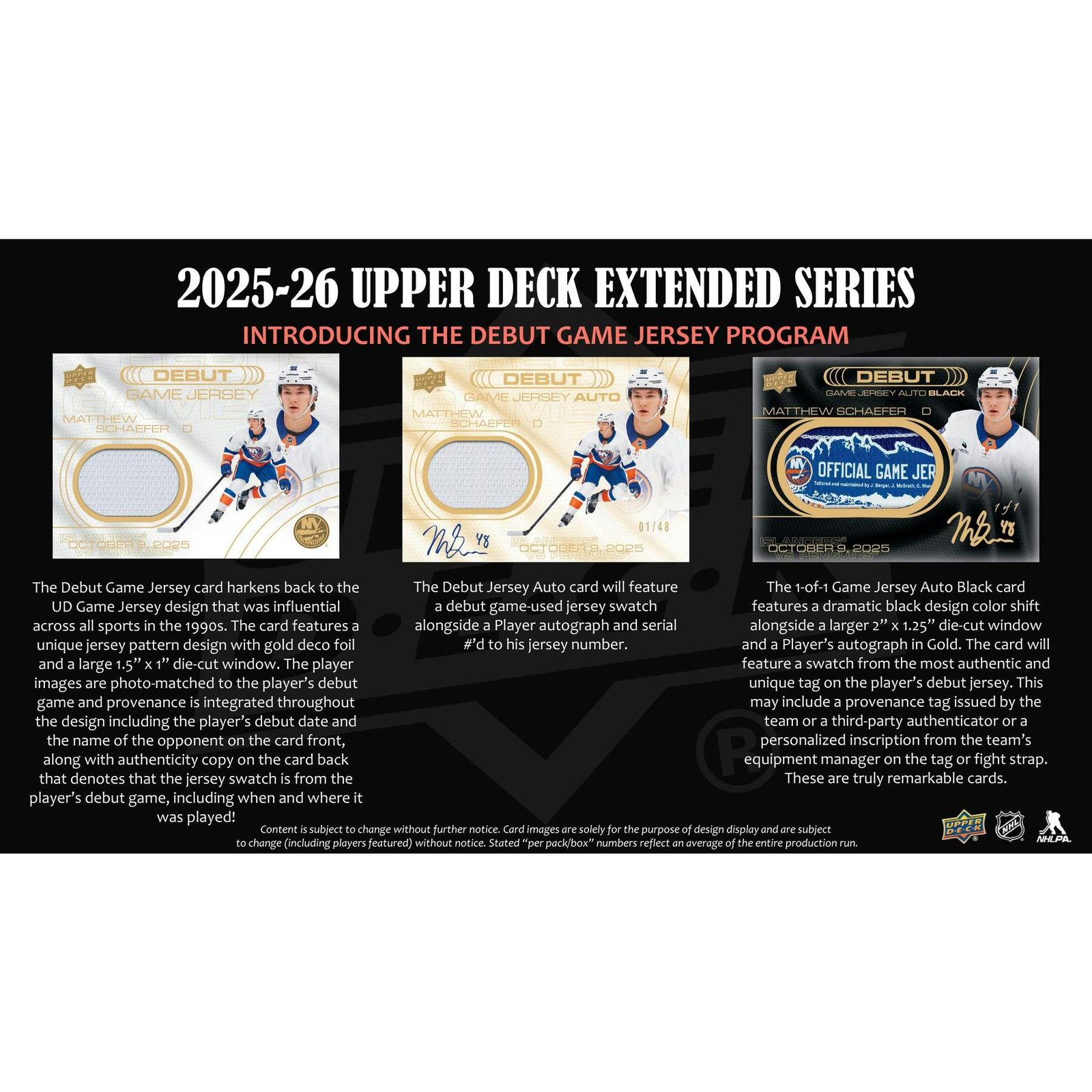 2025/26 Upper Deck Extended Series Hockey Hobby 12-Box Case - Image 11