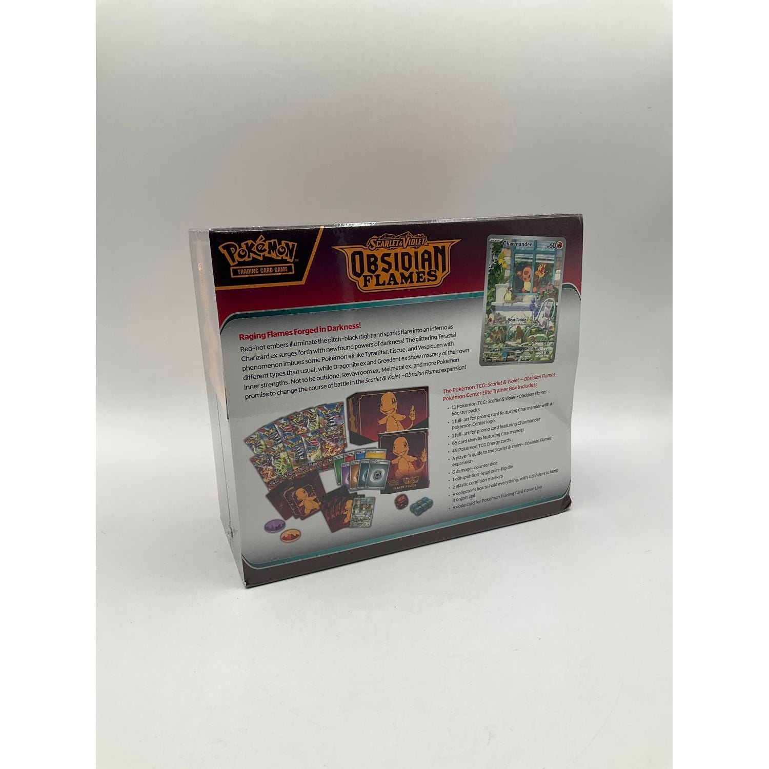 Pokemon: Scarlet & Violet Obsidian Flames Pokemon Center Elite Trainer Box #1 *See Pictures for Condition* - Image 2