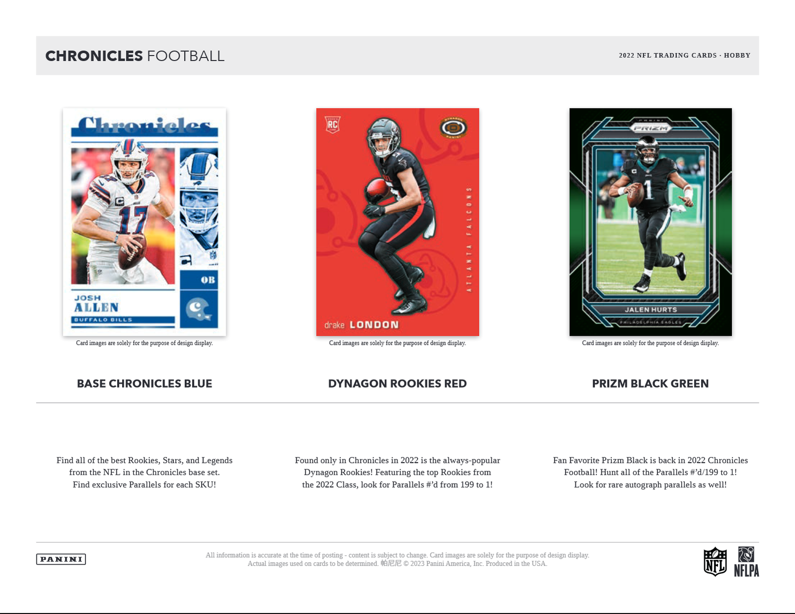 2022 Panini Chronicles Football Hobby 12 Box Case - Image 3
