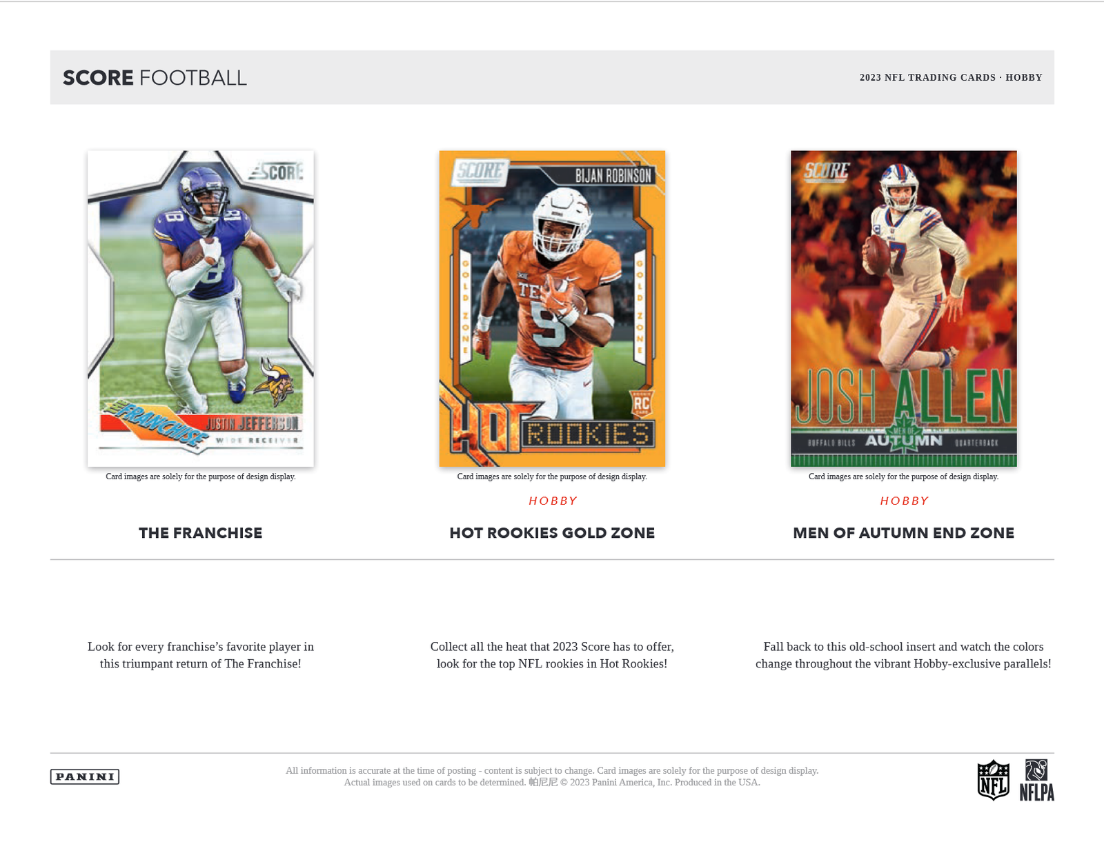 2023 Panini Score Football Hobby 12 Box Case - Image 3