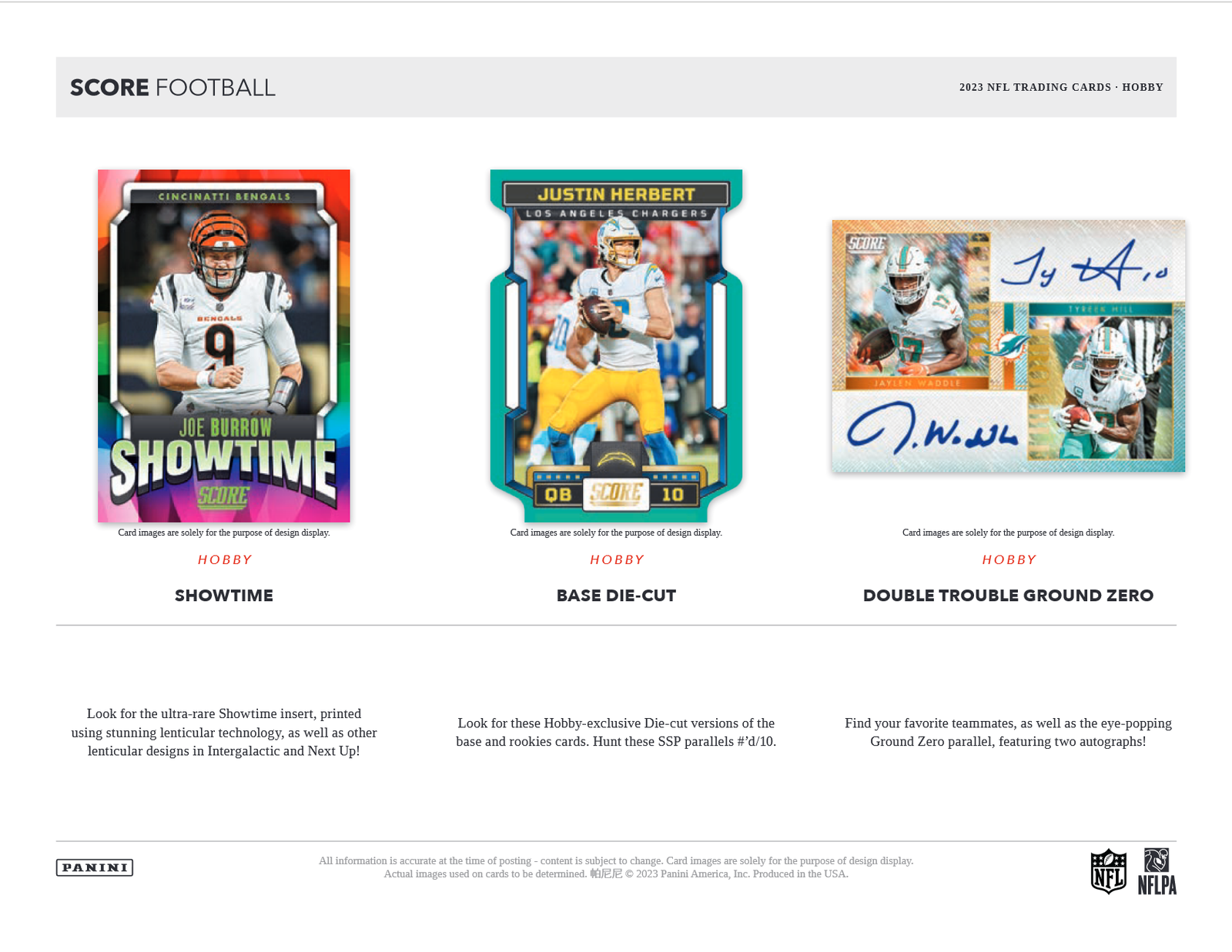2023 Panini Score Football Hobby 12 Box Case - Image 4