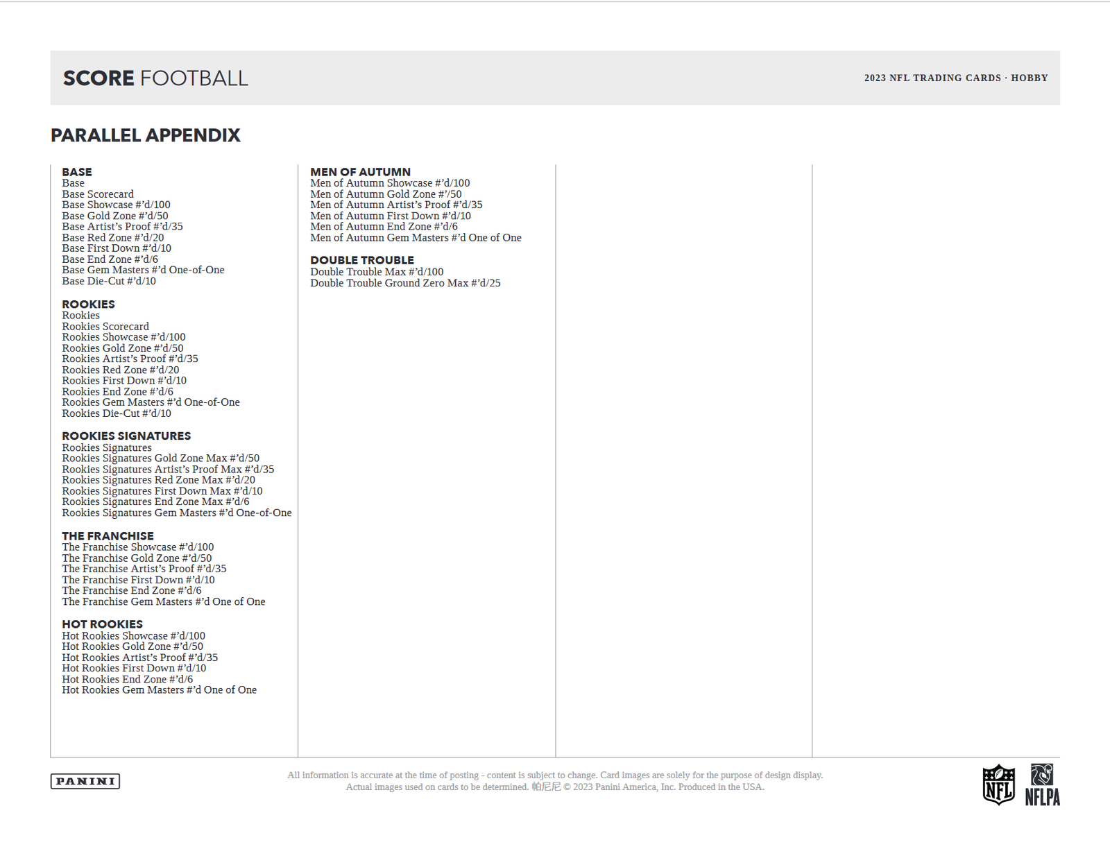 2023 Panini Score Football Hobby 12 Box Case - Image 7