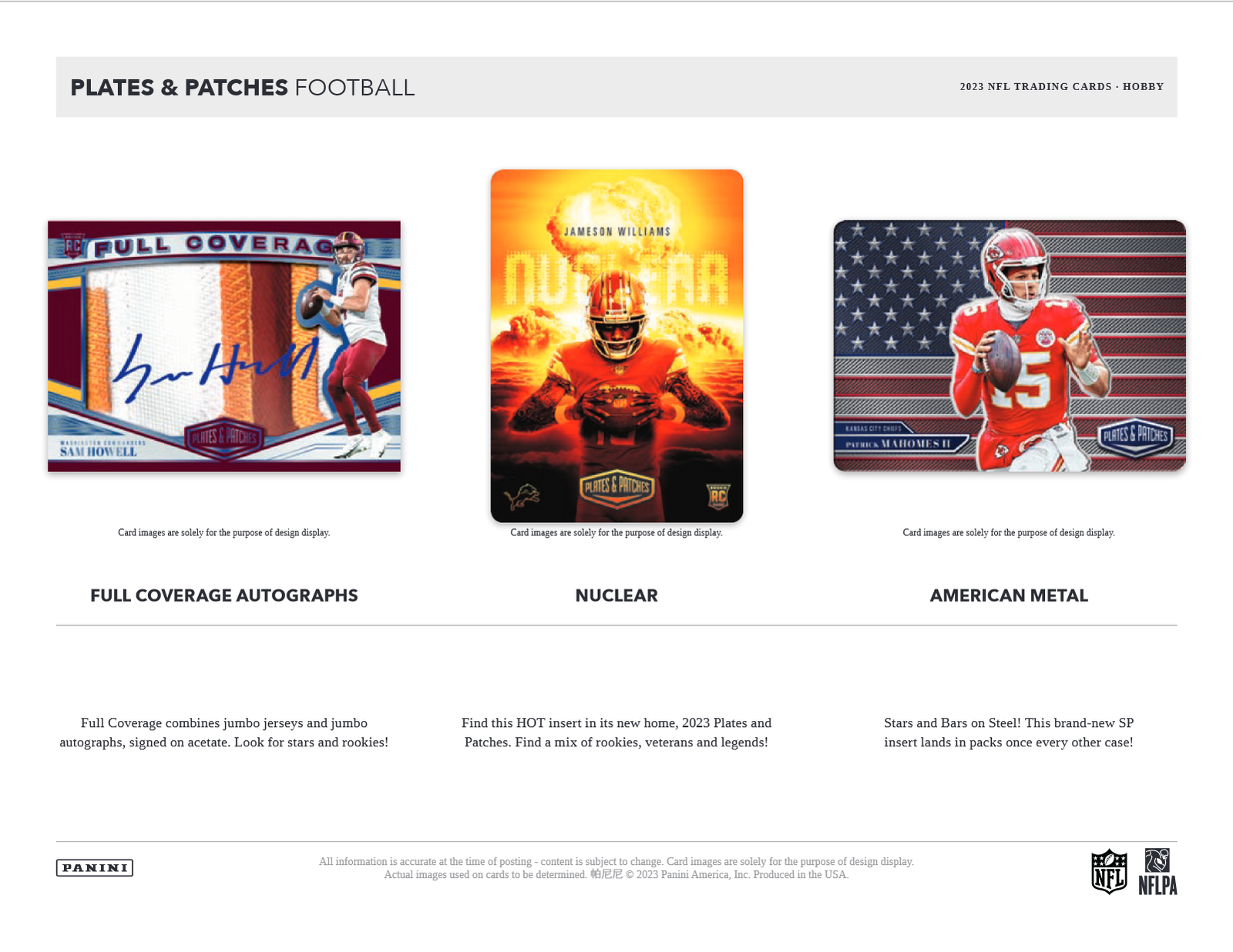 2023 Panini Plates & Patches Football Hobby 12 Box Case - Image 5