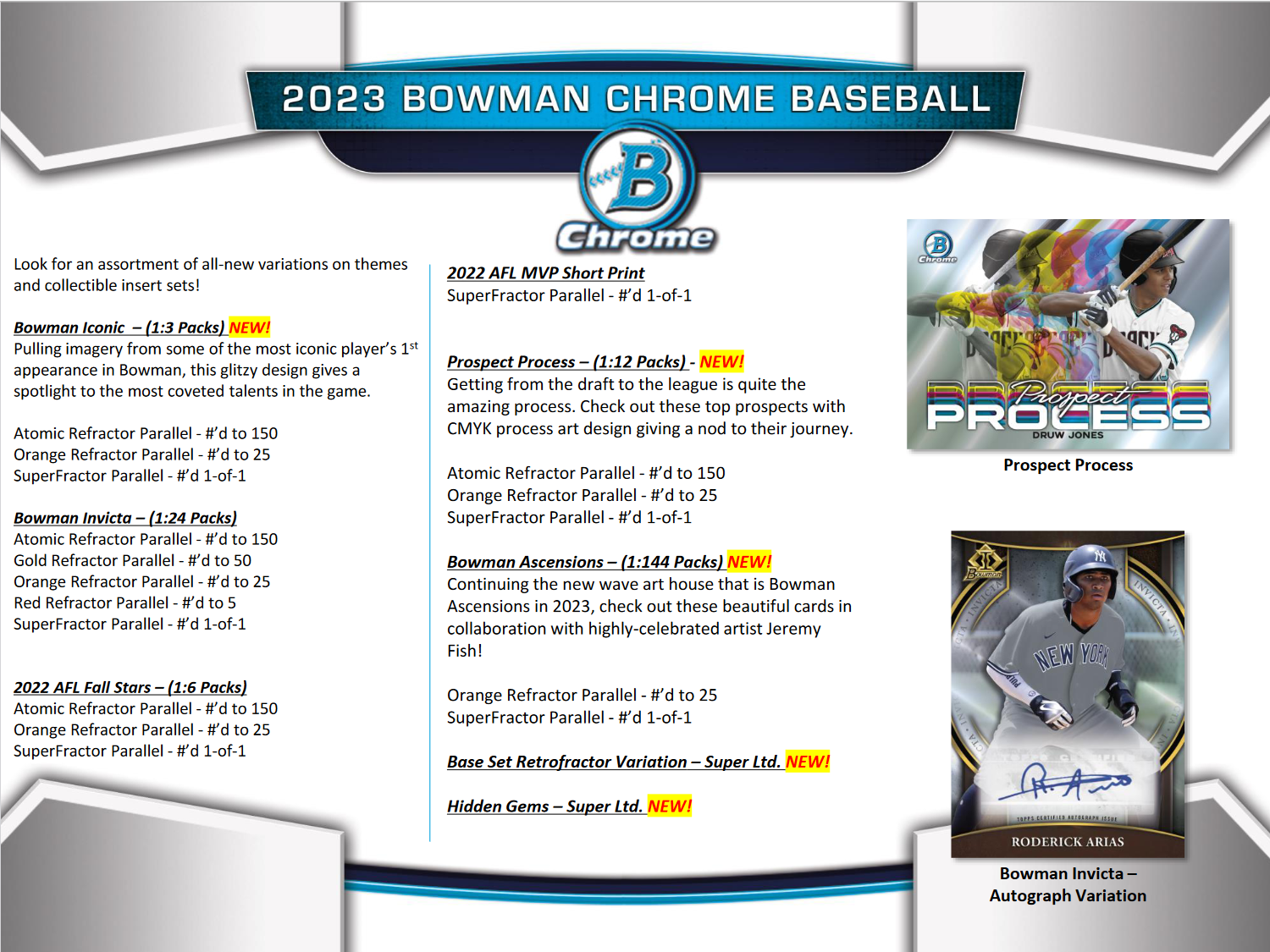 2023 Bowman Chrome Baseball Hobby 12 Box Case - Image 4