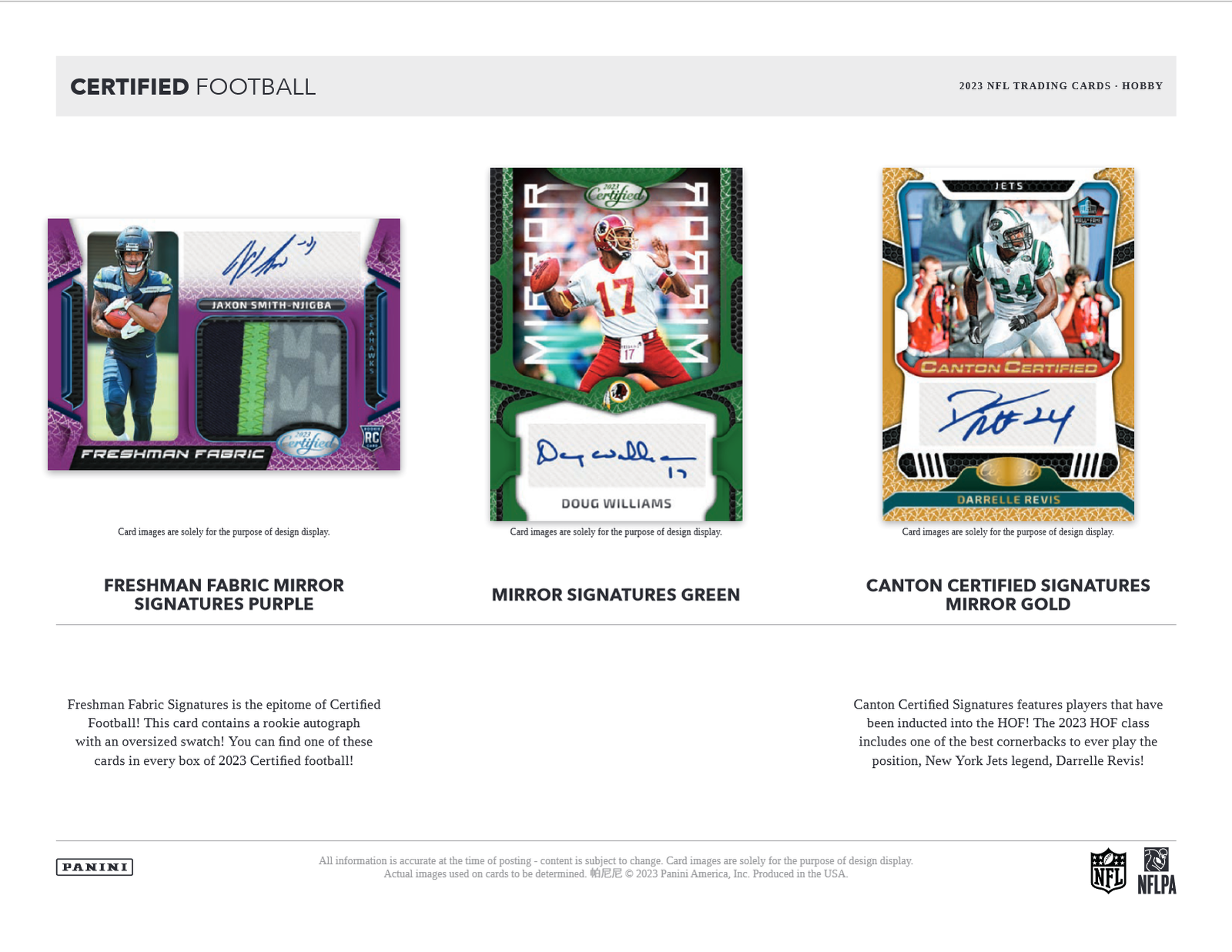 2023 Panini Certified Football Hobby 16 Box Case - Image 4