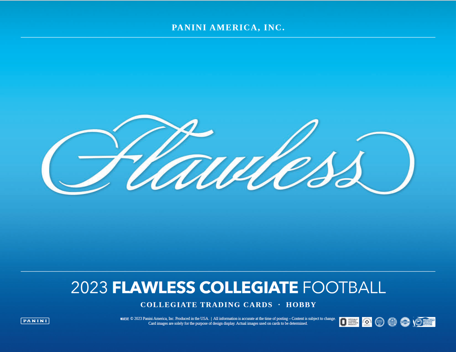 2023 Panini Flawless Collegiate Football Hobby Box - Image 2