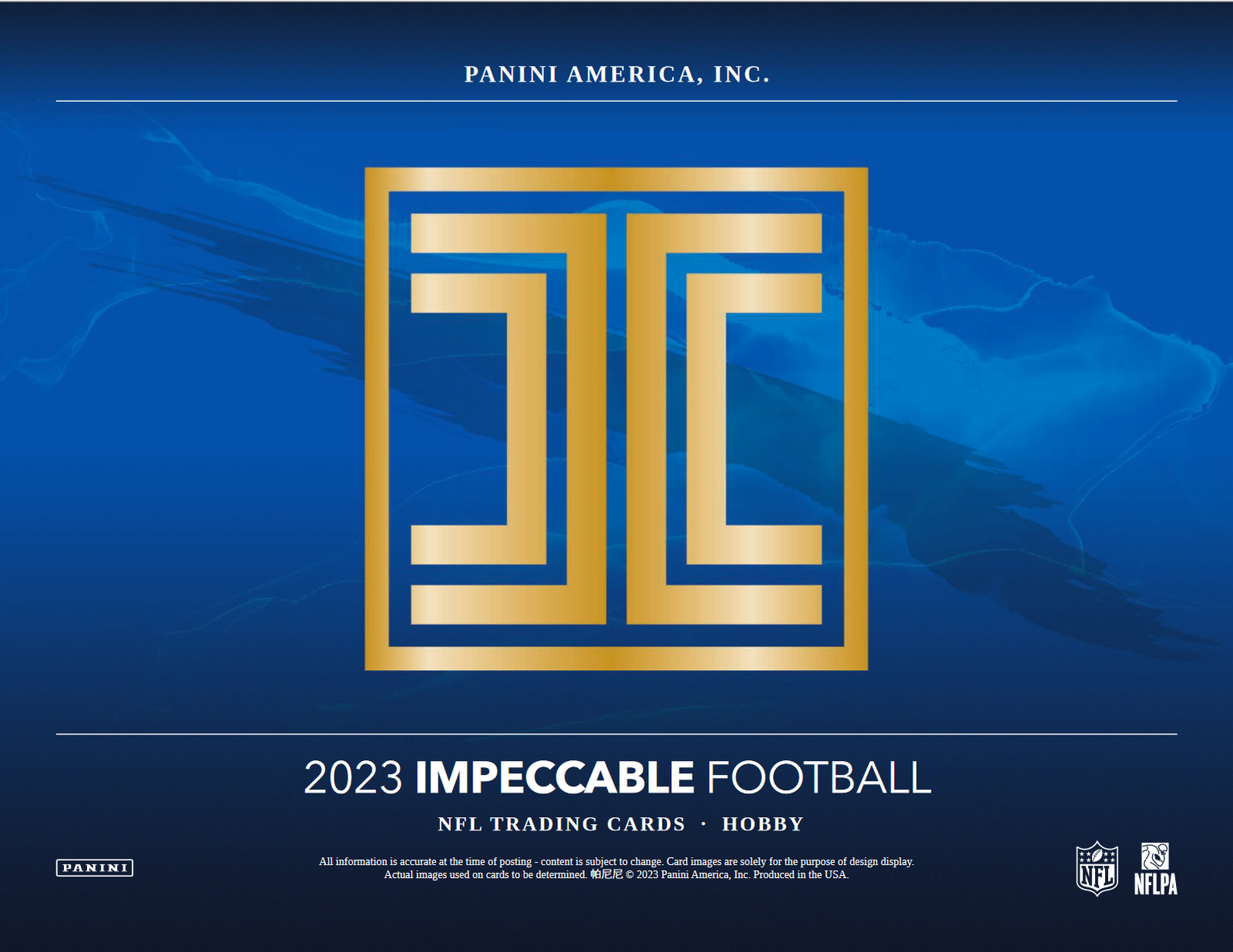 2023 Panini Impeccable Football Hobby Box - Image 2
