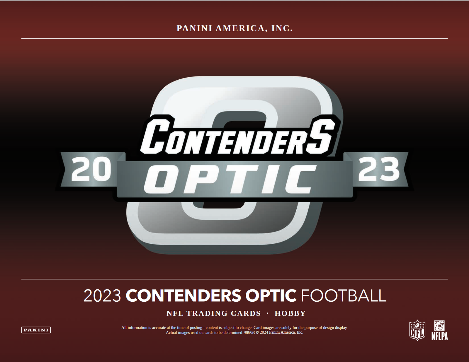 2023 Panini Contenders Optic Football Hobby 20 Box Case - Image 2