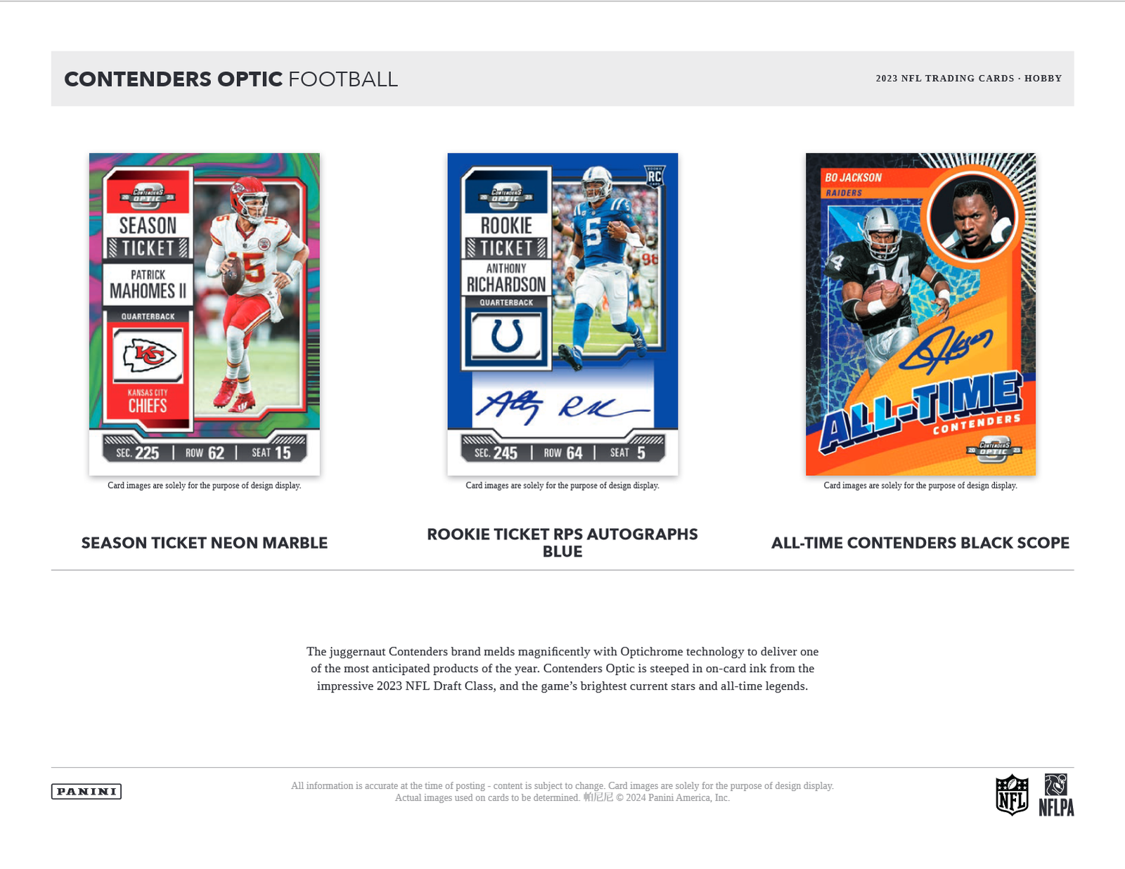 2023 Panini Contenders Optic Football Hobby 20 Box Case - Image 3