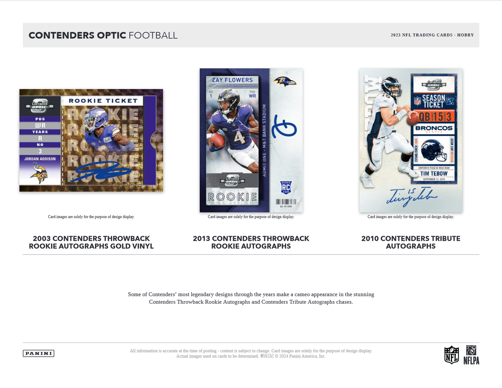 2023 Panini Contenders Optic Football Hobby 20 Box Case - Image 4