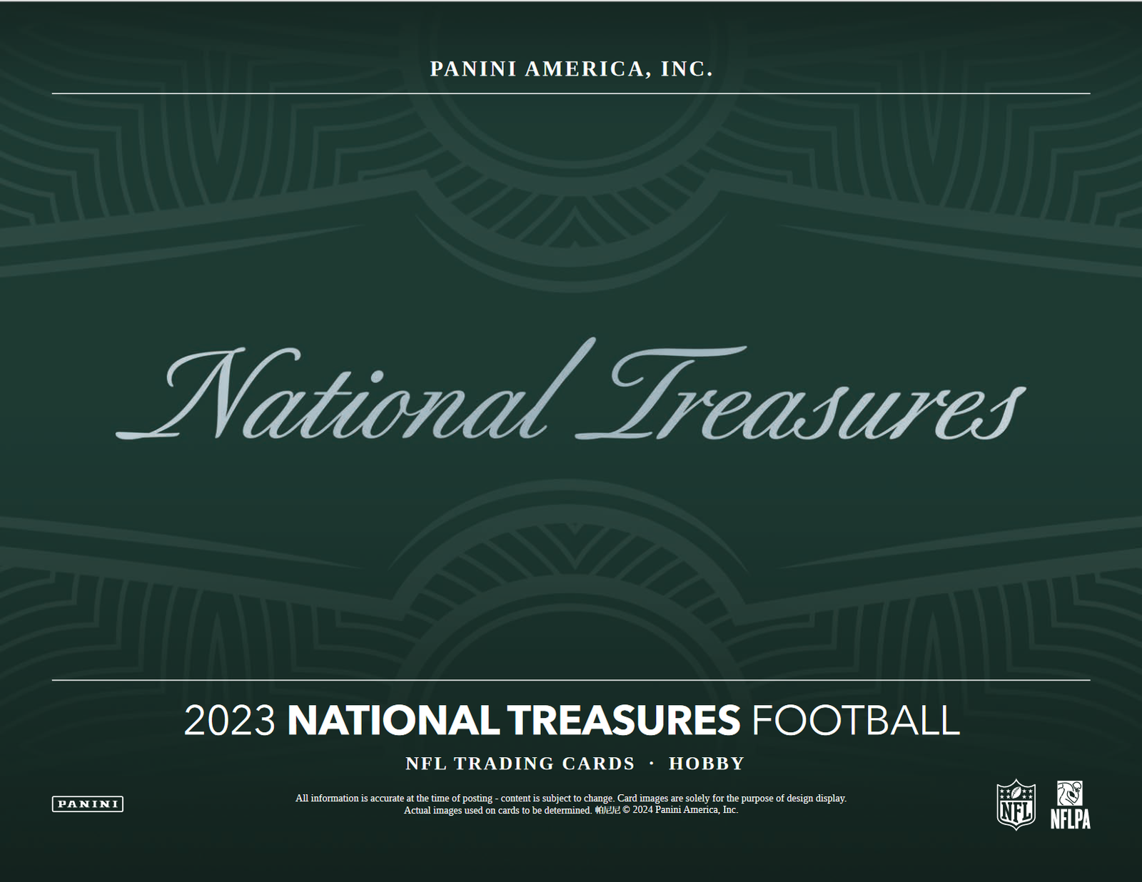 2023 Panini National Treasures Football Hobby Box - Image 2