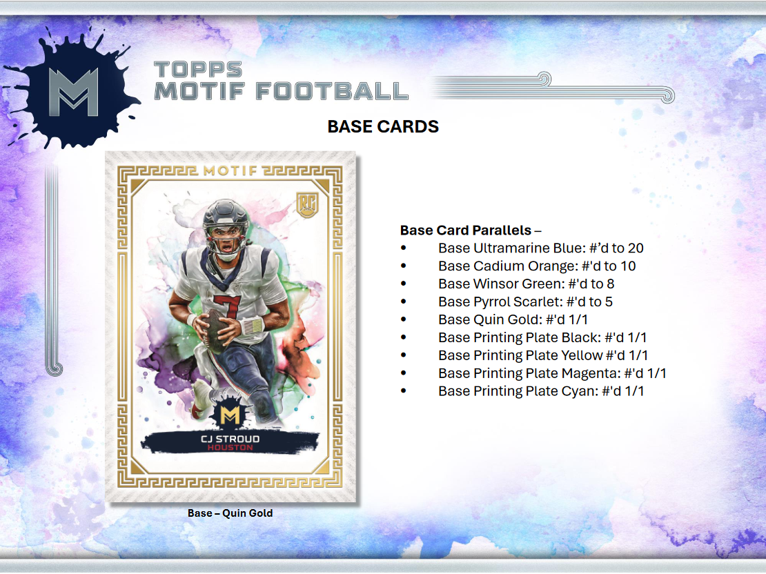 2023 Topps Motif Football Hobby 3 Box Case - Image 4