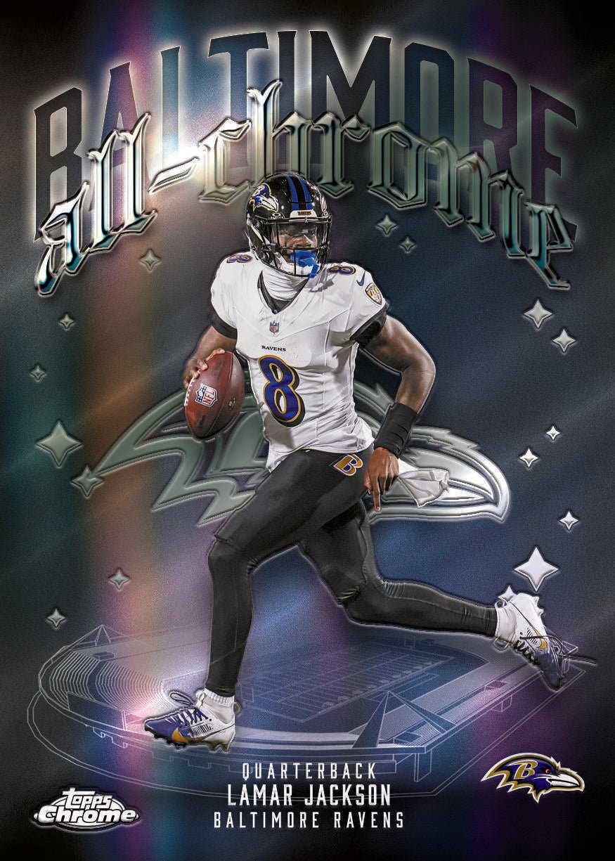 2025 Topps Chrome Football Delight Box - Image 8