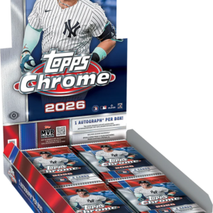 2026 Topps Chrome MLB Baseball Factory Sealed Hobby Box