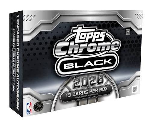 2025-26 Topps Chrome Black Basketball NBA Hobby Box