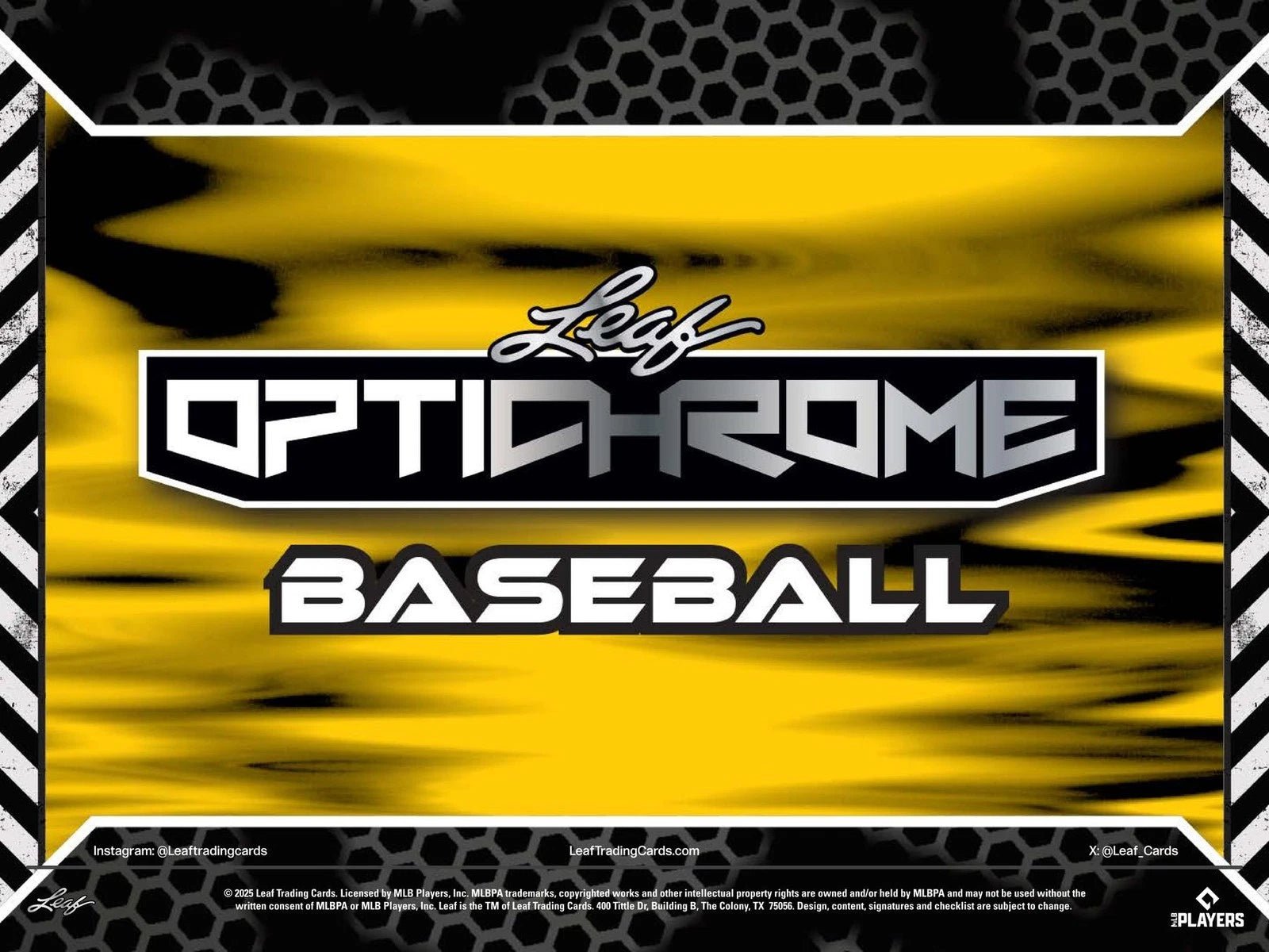 Leaf Optichrome Baseball 2025 Hobby Box - Image 3