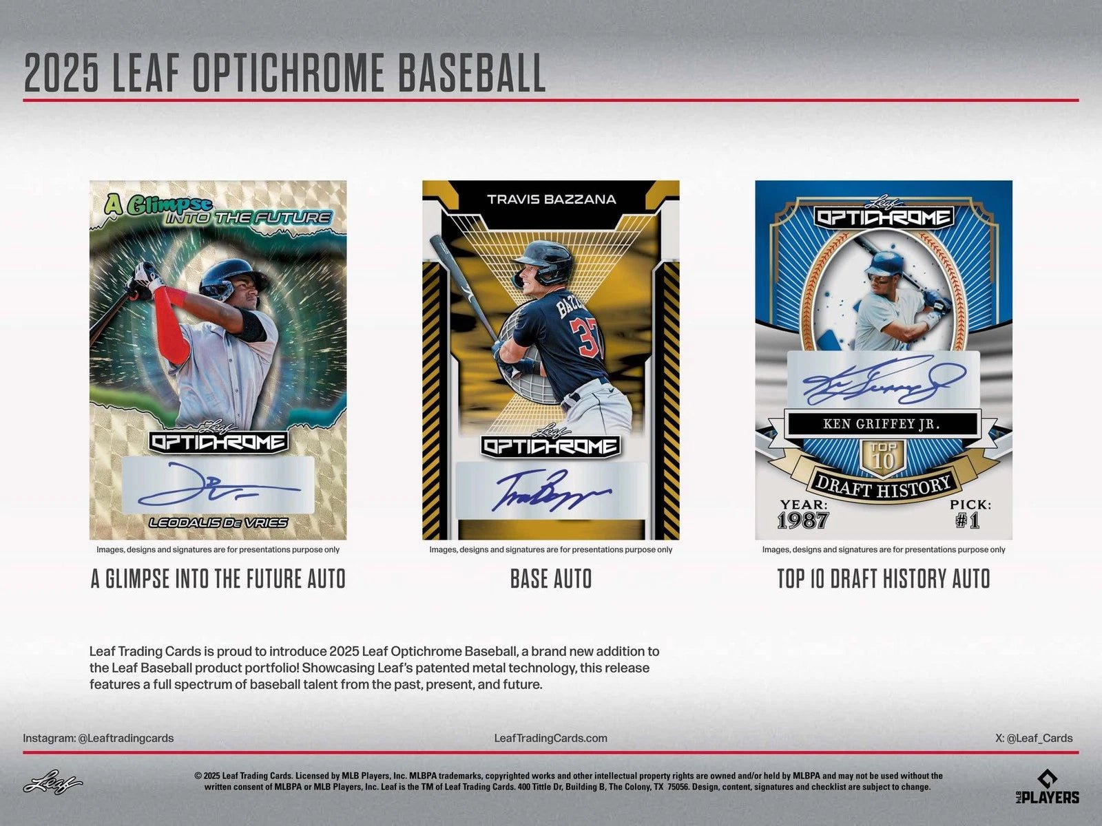 Leaf Optichrome Baseball 2025 Hobby Box - Image 4